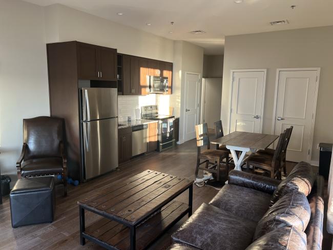 Externship Studio Apartment - Kitchen/Living Room 